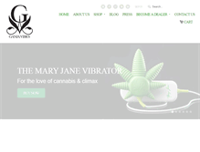 Tablet Screenshot of ganjavibes.com